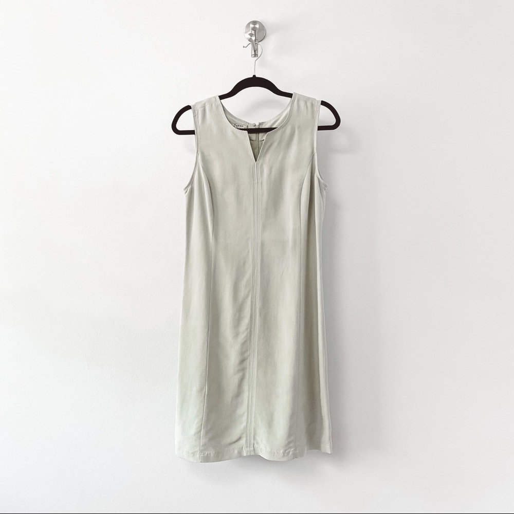 Tommy Bahama Vintage 100% Silk Midi Dress Green 10